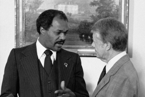 Marion Barry meets with Jimmy Carter, 1979. (AP/Mark Wilson)